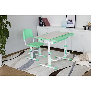 Комплект парта + стул трансформеры DISA GREEN