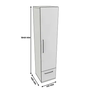 Шкаф однодверный напольный CG-221