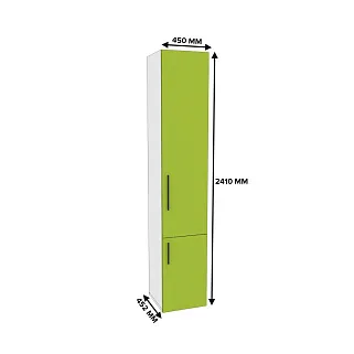 Шкаф однодверный книжный L222