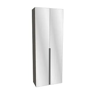 Шкаф двустворчатый с зеркалом, фасады в эмали LE-210.40-4Z