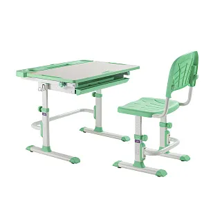 Комплект парта + стул трансформеры DISA GREEN