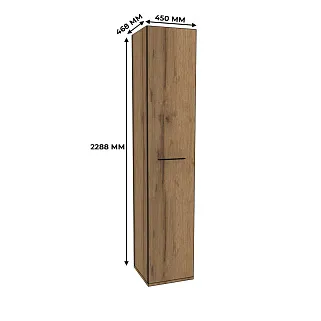 Шкаф одностворчатый узкий C-220.45