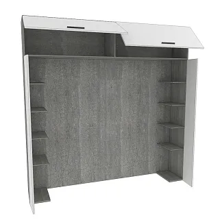 Ниша для кровати с секциями LG-407.44