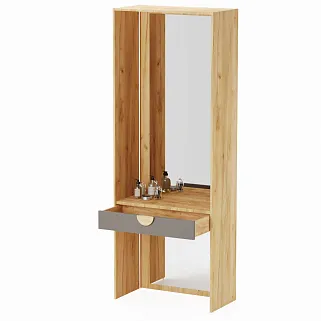 Ниша с ящиком, зеркалом и подсветкой для спальни R270.45