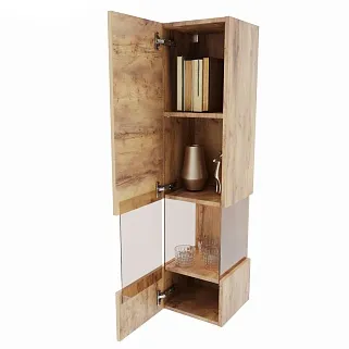 Шкаф навесной со стеклом, с подсветкой L381.2