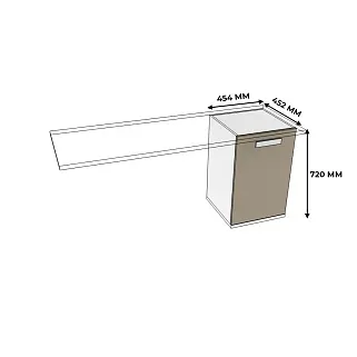 Тумба опора для стола E700