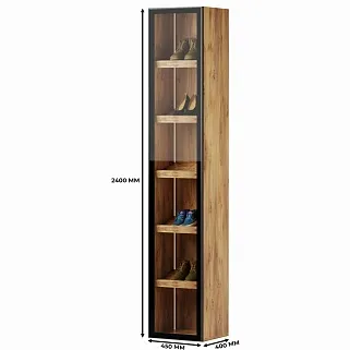 Шкаф для обуви в прихожую с подсветкой R280