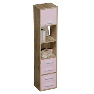 Cтеллаж сквозной книжный на 5 ниш E805