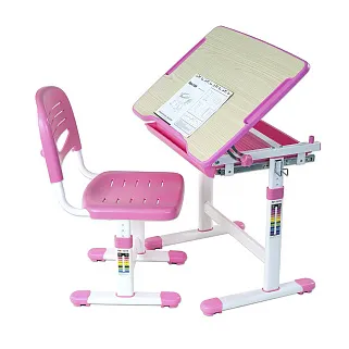 Парта для школьника Piccolino Pink