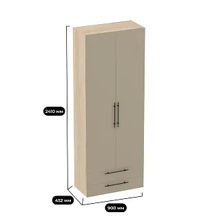 Шкаф двустворчатый с ящиками L211.44