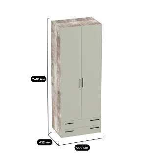 Шкаф двустворчатый с ящиками L-211.60