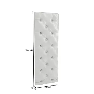 Панель мягкая L500/60-KS с каретной стяжкой для тумб шириной 500мм.