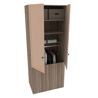Шкаф для одежды с фальш панелью А212