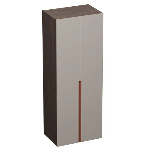 Шкаф двухдверный глубокий, фасады в эмали LE210.60-1