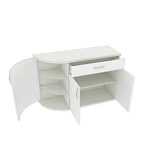 Тумба 3-х дверная с ящиком P874 L/R