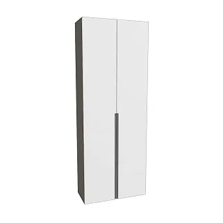 Шкаф двустворчатый, фасады в эмали LE-210.40-4