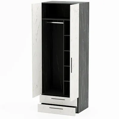 Шкаф двустворчатый с ящиками L211.60