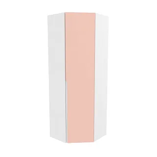 Шкаф угловой равносторонний, фасады в эмали LE218.1