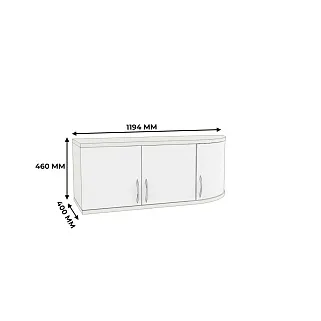 Антресоль радиусная P463.1 L/R