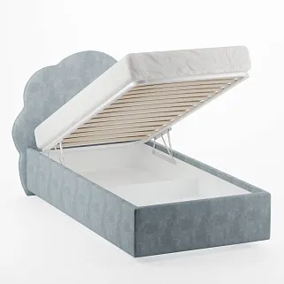 Кровать односпальная мягкая CLOUD  с подъемным механизмом, 90x190