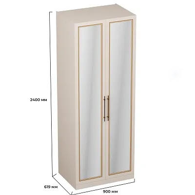 Шкаф двухдверный с зеркалом А210.60-3Z