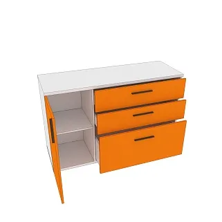 Комод комбинированный L706 L/R