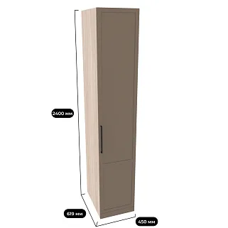 Шкаф одноверный для одежды  с перемычкой A220.60-1P