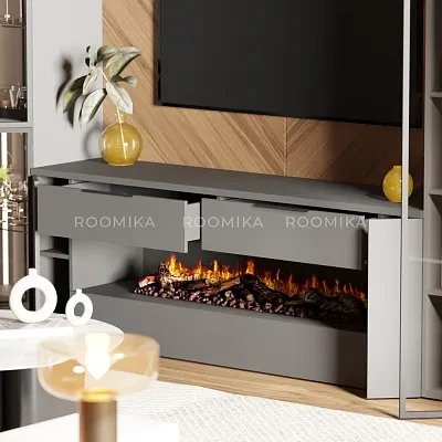 Тумба ТВ напольная с электрокамином LG551.450L/R