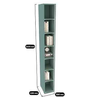 Cтеллаж открытый глубокий L233.44 с подсветкой
