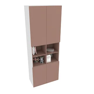 Шкаф книжный с нишей L216