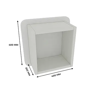 Полка навесная с панелью МДФ P100