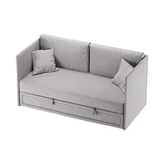 Раскладной диван с обивкой выкатной части BERGAMO BER-1900