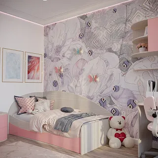 Кровать односпальная P901 с подъемным механизмом, 90x190