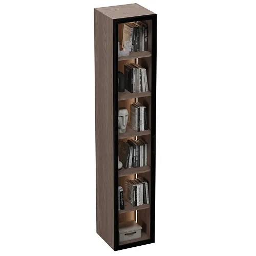 Шкаф со стеклянными фасадом с подсветкой R220.2