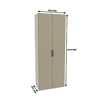 Шкаф двухдверный узкий L210.44-4