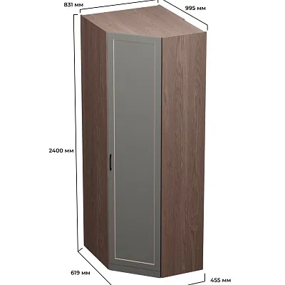 Шкаф угловой A218