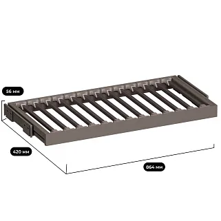 ALFA Выдвижная брючница наборного типа в базу 900 мм, FRM5806.864.01