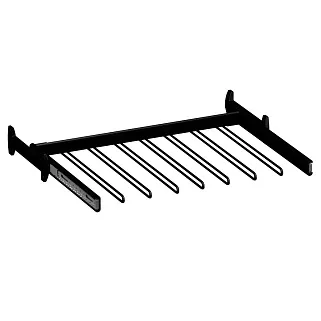 BELLE  Вешалка для брюк, 700 мм, цвет черный, BE70TRBL