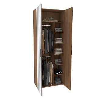 Шкаф двустворчатый с зеркалом L-210.44-4Z