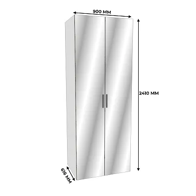 Шкаф двустворчатый с зеркалом L-210.60-2Z