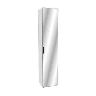 Шкаф 1 дверный широкий с зеркалом L-221.44-1Z