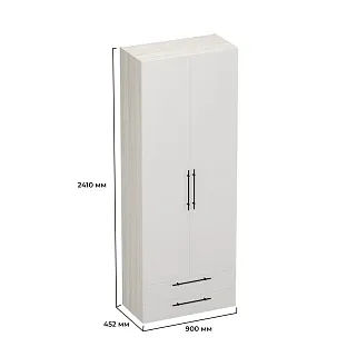 Шкаф двустворчатый с ящиками L211.44