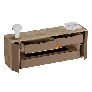 Тумба ТВ напольная с электрокамином LG551.450L/R