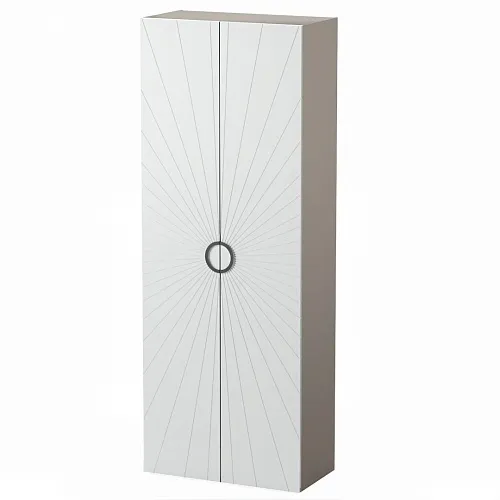 Шкаф 2 дверный, фрезерованные фасады в эмали LE210.44-1