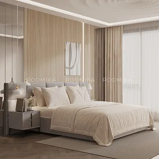 Кровать двуспальная мягкая VERSAL с подъемным механизмом, 140x200