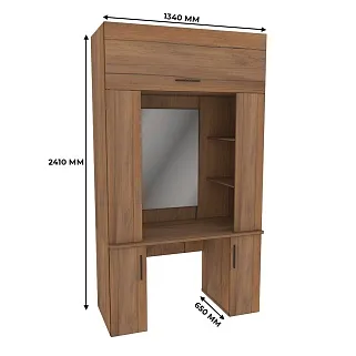 Стол туалетный с секцией и зеркалом L404.60