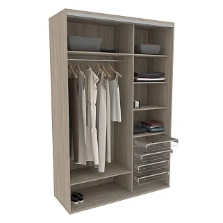 Шкаф-купе U161 тип 2 МДФ/зеркало