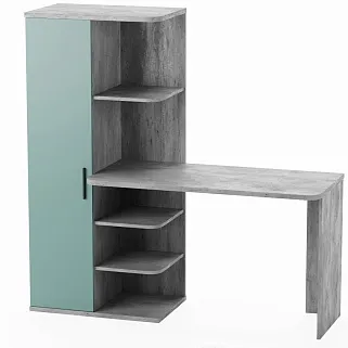 Рабочий стол со встроенным стеллажом HOF423