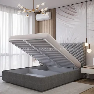 Кровать двуспальная мягкая SARA  с подъемным механизмом, 180x200