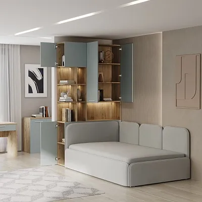 Шкаф с нишей с подсветкой L212.3